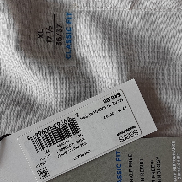 Covington men's long sleeve dress shirt - Picture 5 of 8